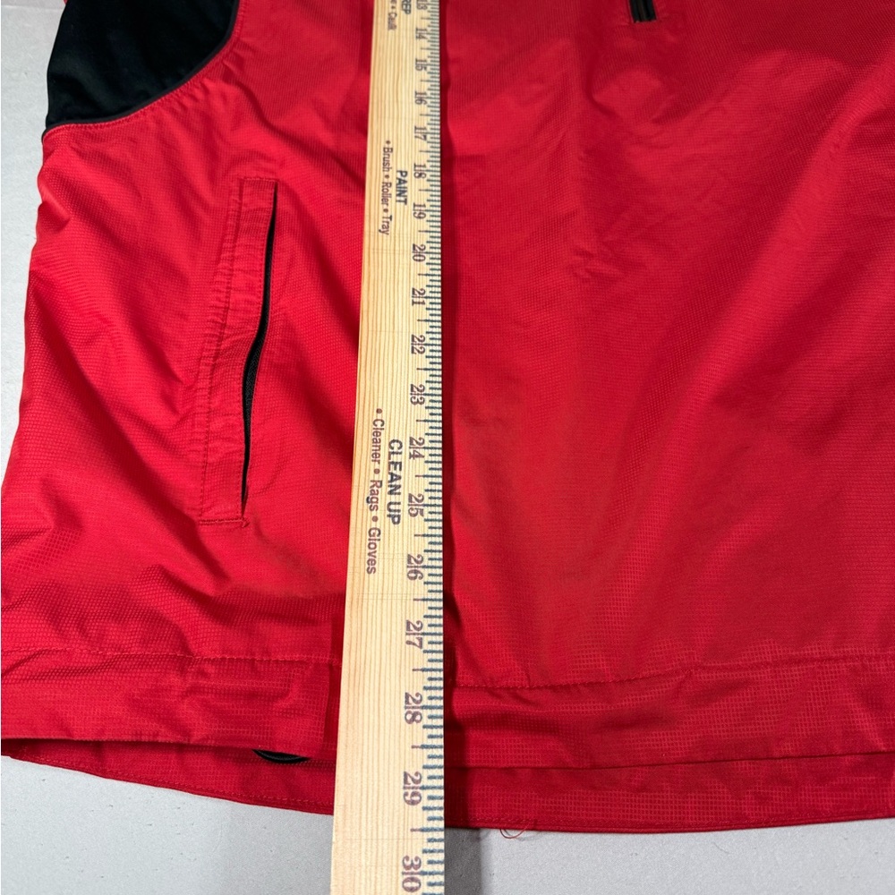 FootJoy DryJoys Golf Wind Jacket L‎ Red Short Sleeve - Picture 7 of 12